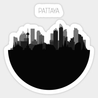 Pattaya Skyline Sticker